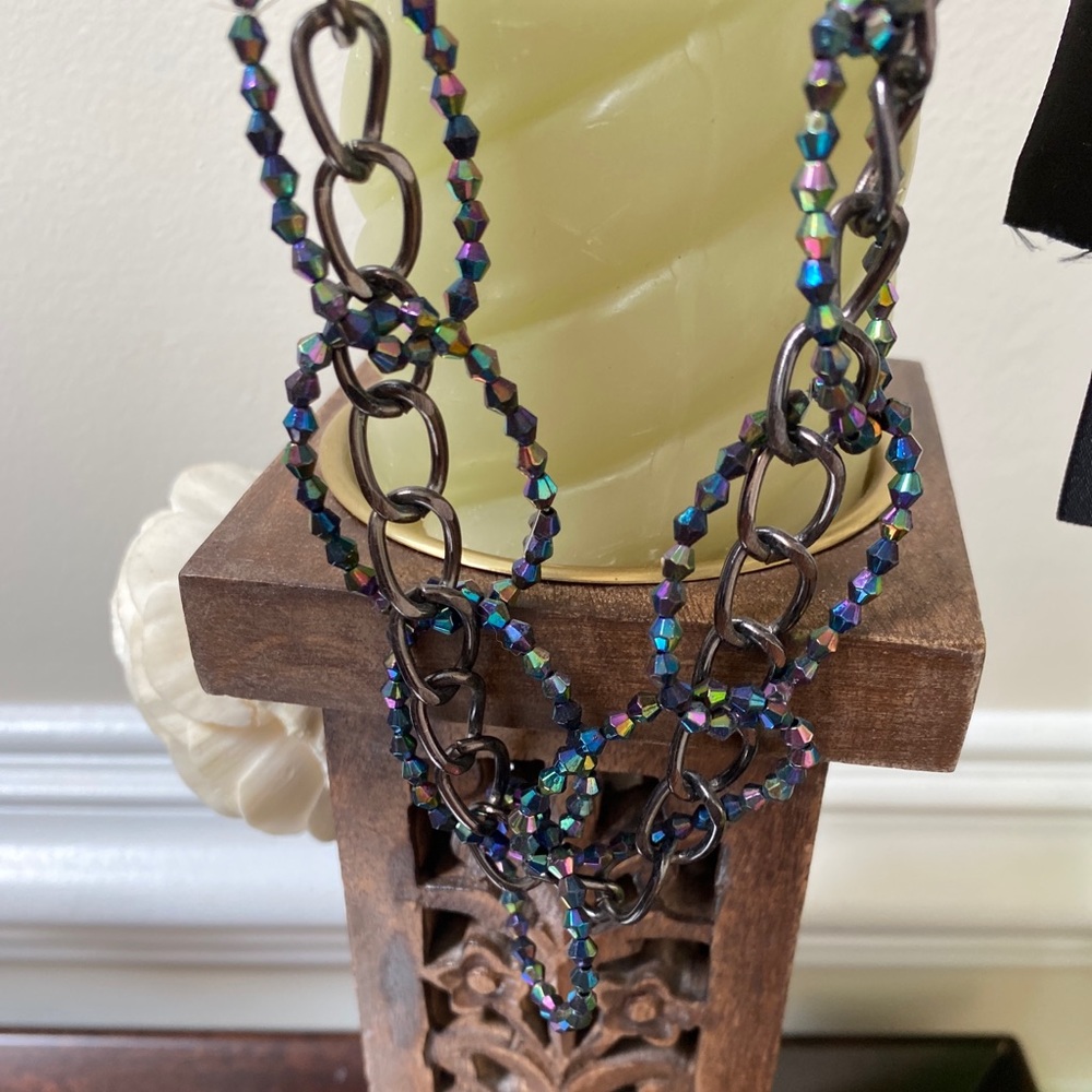 Ribbon choker women